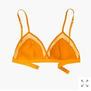 Madewell mesh-trimmed michele bralette